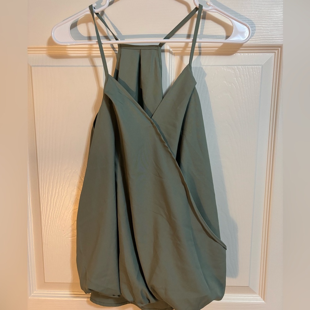 Stylish Green Halter Top